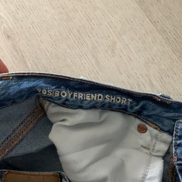 American Eagle 90’s Boyfriend Jean Size 00 Distressed boho festive summer beach - Picture 7 of 13